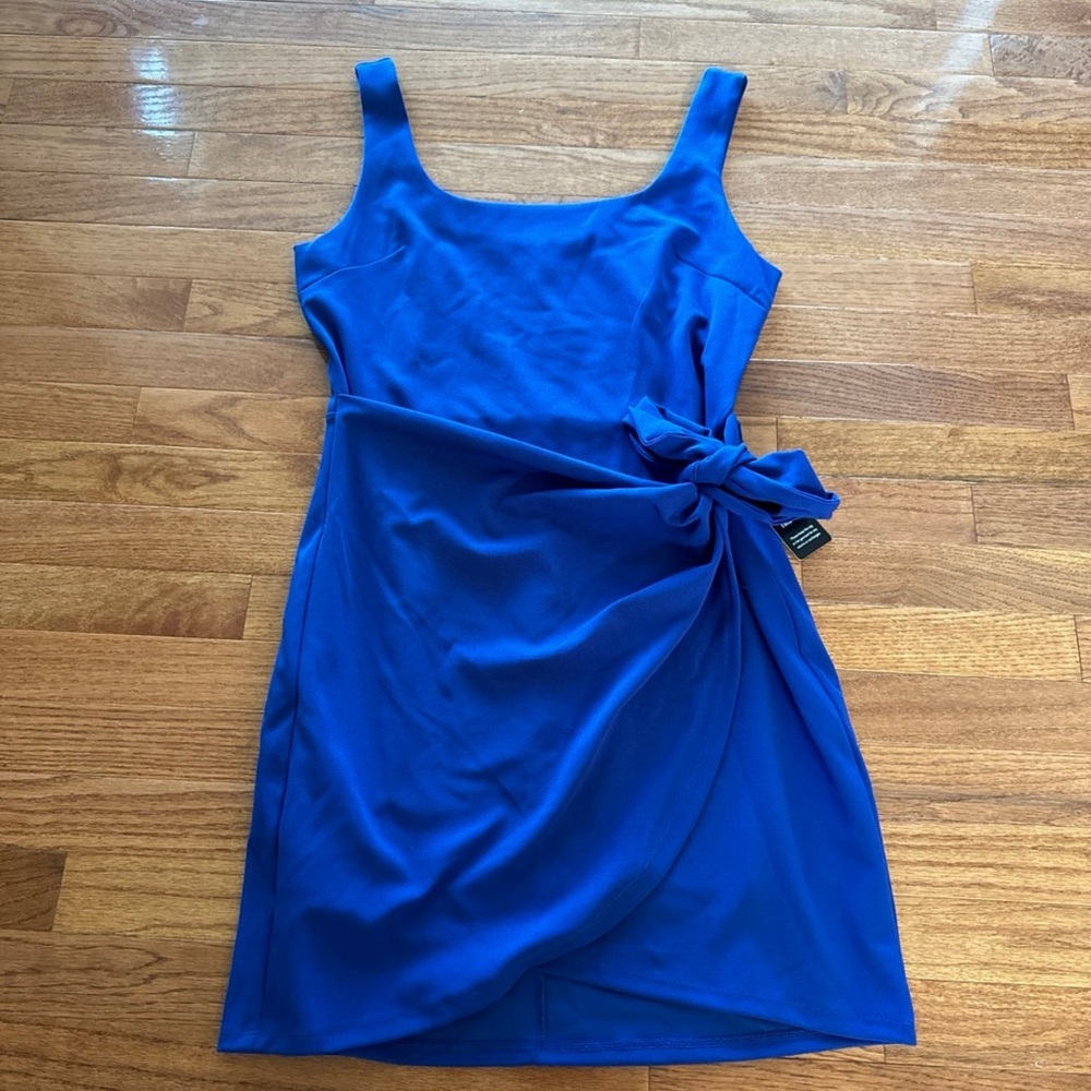 NWT Elegant Blue Sleeveless Dress from Express